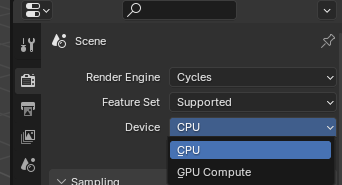 GPU Compute로 변경